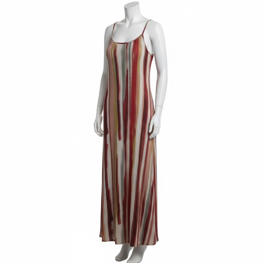 BB Dakota Striped Maxi Dress Size SmallSpaghetti Strap Summer Dress